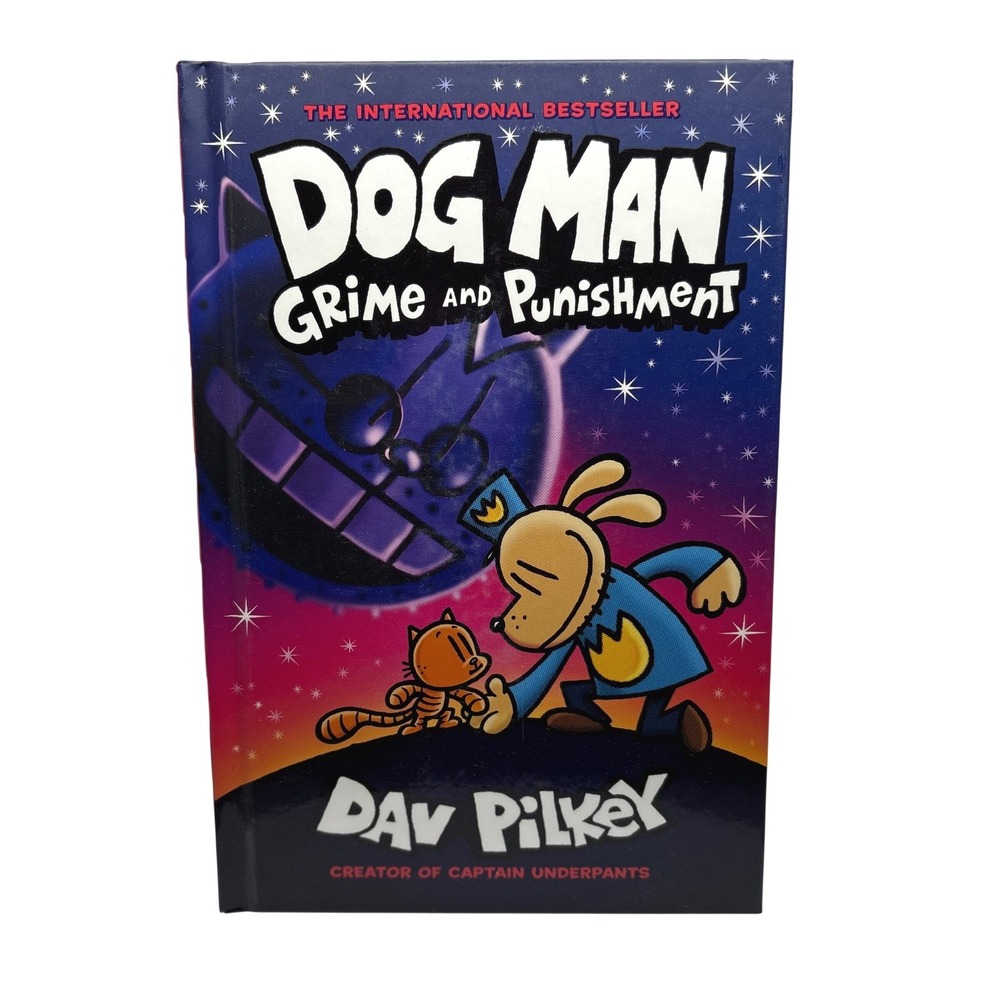 Dog Man Grime and Punishment Dav Pilkey Hardcover Graphic Novel Book 9 First Ed